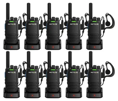 Imagen del producto de Walkie-talkie - 16 canales PMR446 - Batería de 1200 mAh - Carga mediante puerto tipo-C