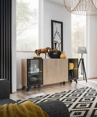 Image de Commode combinée DEJANA – chêne Jackson Hickory