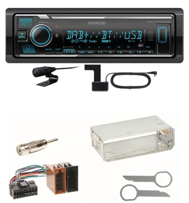 Produktbild von Kenwood KMM-BT508DAB Bluetooth Digitalradio Einbauset für Mercedes A C M Klasse