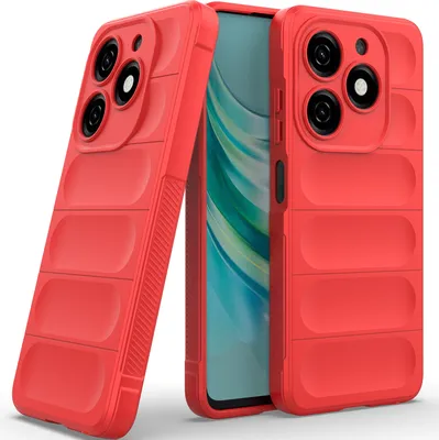 Obrázek produktu pro Pouzdro pro Tecno Spark 20 Měkké TPU Silikonové Nárazuvzdorné Ochranné Pouzdro červené