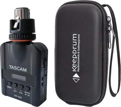 Zdjęcie produktu dla Rejestrator audio Tascam DR-10X z miękkim futerałem