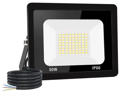LED-Strahler 50 W 5000 lm IP66 warmweiß für Außen