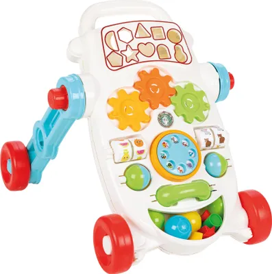 Produktbild von Lauflernwagen mit Soundeffekten, Lauflernhilfe mit Spielzeugzubehör, Babywalker blau
