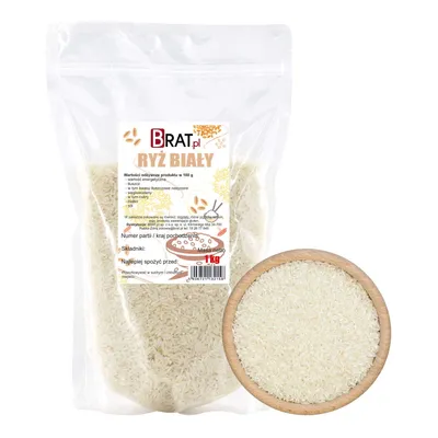 Zdjęcie produktu dla Ryż biały 1kg Brat.pl