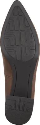Produktbild von MARCO TOZZI Damen Pumps spitz Zierspange Blockabsatz 2-24300-41, Größe:42 EU, Farbe:Braun