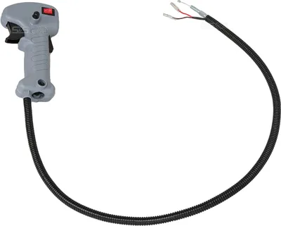 Produktbild von Gashebelgriff Gasgriff Ersatz Bediengriff Motorsense Freischneider Trimmer IKRA IBF 43 inkl. Bowdenzug Schalter Anschlusskabel alle Motorsenden mit 19 mm Aufnahme