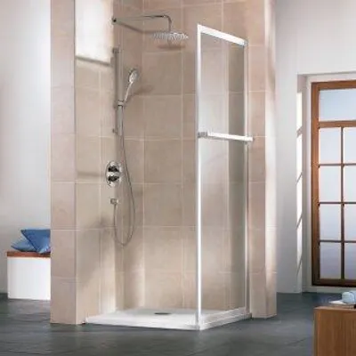 Produktbild von HSK 130080-25-10 Favorit Seitenwand zur Schiebe- Falt und Klapptür 800x1850mm Pergamon Tropfen Hell