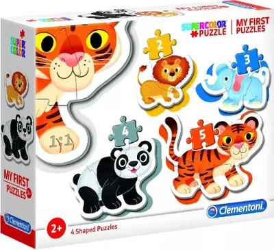 Produktbild von Clementoni My First Puzzles, 2 Stück(e), Tiere, 3 Jahr(e)