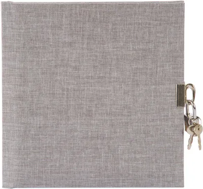 Image de Goldbook Journal Summertime gris 16,5x16,5 cm 96 pages blanches
