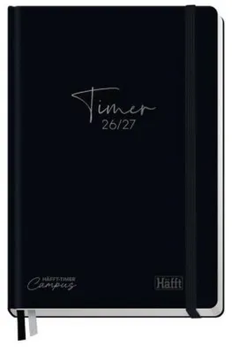 Produktbild von Häfft Timer Campus 26/27 Black Edition DIN A5 14 Monate