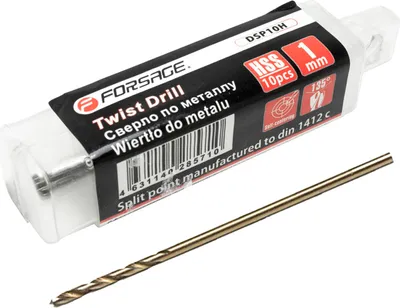 Obrázek produktu pro BOHRERSATZ 10-TLG. METALLBOHRER 1 mm HSS+Co