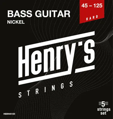 Produktbild von Henry's Nickel 45-125 Saiten für 5-saitigen E-Bass, Saiten für 5-Saiter E-Bass