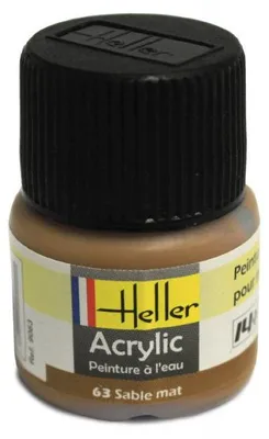 Produktbild von Heller 9063 -  Peinture Acrylic 063 sable mat, 12ml - Neu