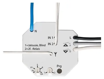 Produktbild von BJ Serien-/Jalousieaktor 6705-101 WaveLINE m.Nebenstellen UP-Funkcontr.
