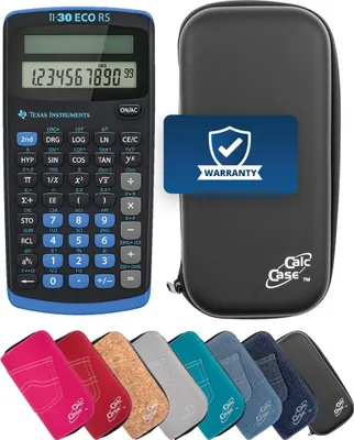 Produktbild von TI-30 ECO RS Taschenrechner mit Schutztasche schwarz
