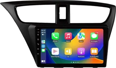 Obrázok produktu pre Autorádio s Bluetooth a CarPlay pre Honda Civic 9 (2012–2017) – Kompatibilné s Apple a Android – Stereo systém – Navigačný systém – 2 GB/32 G