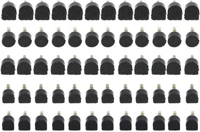 Image de Allecto Plus - Ensemble de 60 embouts pour talons hauts - Antidérapants - 5 modèles - Protection et adhérence accrue
