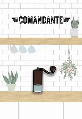 Produktbild von Comandante enamel pin 3313 / Bestbrew