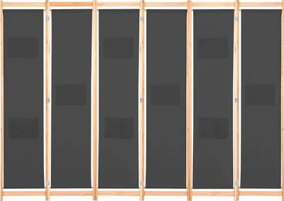 Immagine prodotto di Divisorio a 6 Pannelli Grigio 240x170x4 cm in Tessuto