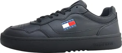 Productafbeelding van Tommy Hilfiger TJM Cupsole Herrenschuhe Schnürschuhe Sneaker Schwarz Freizeit