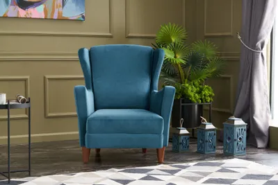 Produktbild von Křeslo Lola Berjer - Turquoise, Tyrkysová