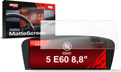 Immagine prodotto di Pellicola opaca per display auto per BMW Serie 5 E60 da 8,8" (2003-2010), Grizz Protector