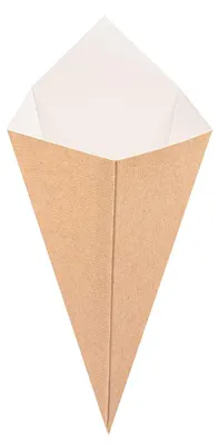 200 Papiertüten, 250 g, 220 g/m², 15,7x26,8 cm, natur, gewellt