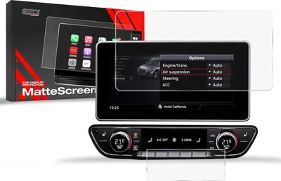 Produktbild von Matte Autodisplayfolie 2in1 für Audi A4 B9 8,3" (2016-2019), Grizz Protector