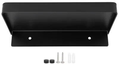 Obrázok produktu pre Nástenné police – Plávajúce nástenné police – Držiak na mobilný telefón do kúpeľne – Nerezová oceľ – Montáž na stenu – 185 x 90 mm