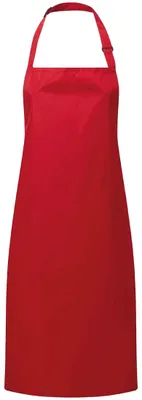 Image de Premier - Tablier à bavette, imperméable LT3431 (taille unique) (rouge)