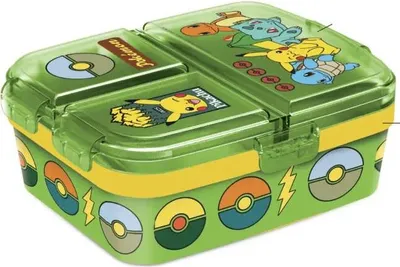 Produktbild von Lunch Box Z Przegródkami - Pokemon Pojemnik Na Śniadanie