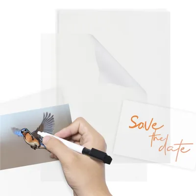 Produktbild von WINTEX 135 Blatt Transparentpapier - DIN A4 Pauspapier weiß & bedruckbar 50 g/m² - Bastelpapier Laternenpapier transparent - Transparentpapier bedruckbar für Design & Architektur