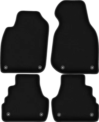 Obrázok produktu pre Velúrové autokoberce na mieru pre Audi A6 C5 FL (2001-2004, sedan, kombi, avant) černé, sada 4 ks, s úchyty