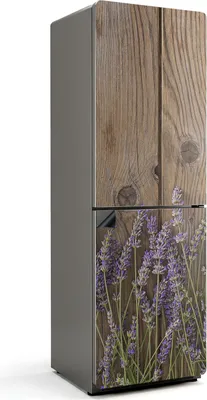 Zdjęcie produktu dla Kwiaty na drewnianym tle - Magnetyczna osłona lodówki - Folia dekoracyjna magnetyczna do kuchni - Magnetyczna dekoracja lodówki - Samoprzylepna tablica magnetyczna - Folia magnetyczna na drzwi lodówki - 60x180 cm