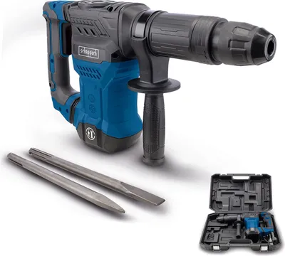 Produktbild von Scheppach Abbruchhammer AB1500x Betonhammer | 20J Schlagkraft | 1300W Leistung | SDS-Max | 4100 BPM | 6kg | inkl. Spitz- und Flachmeißel und Koffer