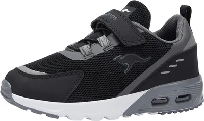 Produktbild von KangaROOS KX-ARG EV Sneaker Kinder Schuhe Uni 10039 000 5003 schwarz/grau, Schuhgröße:34 EU