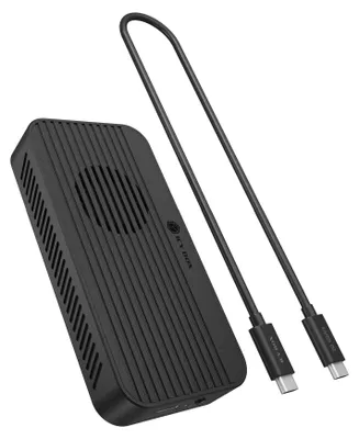 Obrázek produktu pro ICY BOX Diamond Case 1980, SSD rámeček, M.2, PCI Express 4.0, M.2, 80 Gbit/s, Vyměnitelný za provozu, Černá