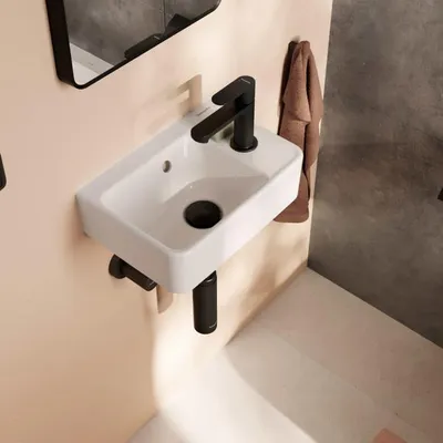 Zdjęcie produktu dla Hansgrohe 61006450 Umywalka z ręcznym spłukiwaniem Xanuia Q 360x250mm