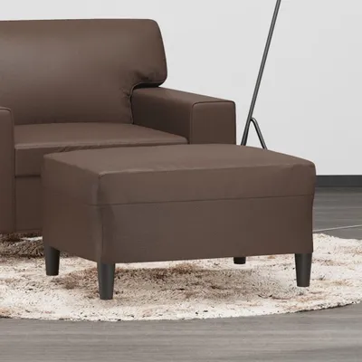 Produktbild von "im Angebot" Fußhocker Braun 70x55x41 cm Kunstleder - Fußhocker CC15817
