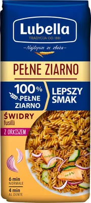 Obrázek produktu pro Celozrnné těstoviny s čerstvým oreganem Lubella 400 g