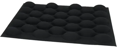 Produktbild von Backmatte für gewölbte Klößchen, aus Silikon, verschiedene Größen wählbar : Klößchen 84 x 44 mm Variante: Klößchen 84 x 44 mm