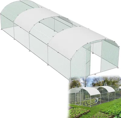 Produktbild von Hühnerstall - Hühnerauslauf - Geflügelstall - Tiergehege - Außenbereich - Verzinkter Stahlrahmen