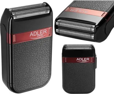 Zdjęcie produktu dla Adler AD 2923, Golarka foliowa, Czarny, Wysuwany, Bateria, Wbudowana bateria, 45 min