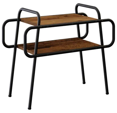 Obrázek produktu pro Konferenční stolek, staré dřevo, rozměry 60 x 30 x 51 cm, masivní dřevo