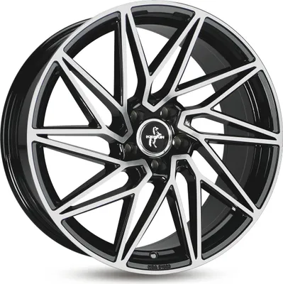 Produktbild von 20 Zoll KESKIN KT20 5x120 ET35 Alufelgen BLACK FRONT POLISH