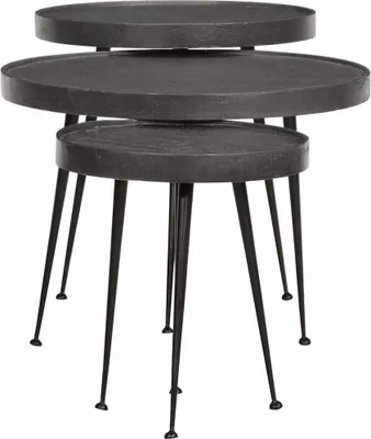 Imagen del producto de vidaXL Mesa de centro, juego de 3 unidades, color , material: tablero de partículas