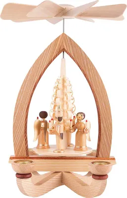 Produktbild von 1-stöckige Pyramide Engel & Bergmann - natur (28cm) von Heinz Lorenz Pyramiden