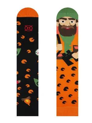 Immagine prodotto di Hesty Socks calze unisex arancione e nero 43-46