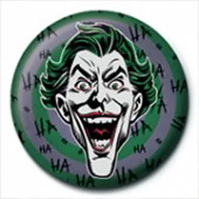 Obrázek produktu pro Joker - Odznak s knoflíkem - HaHaHa