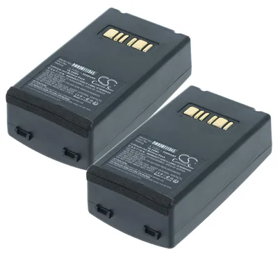 Produktbild von vhbw 2x Akku Ersatz für Datalogic 94ACC1386, BT-26, BT-10 für Barcodescanner POS (5200 mAh, 3,7 V, Li-Ion)